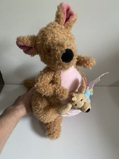Disney Store Medium Winnie The Pooh Kanga Roo Soft Plush Doll Toy 40cm RARE