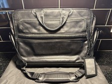 Tumi Alpha Leather Laptop Bag