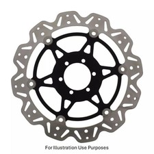 EBC Float Vee Rotor FR Black