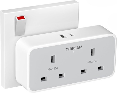 Double plug adaptor - double,