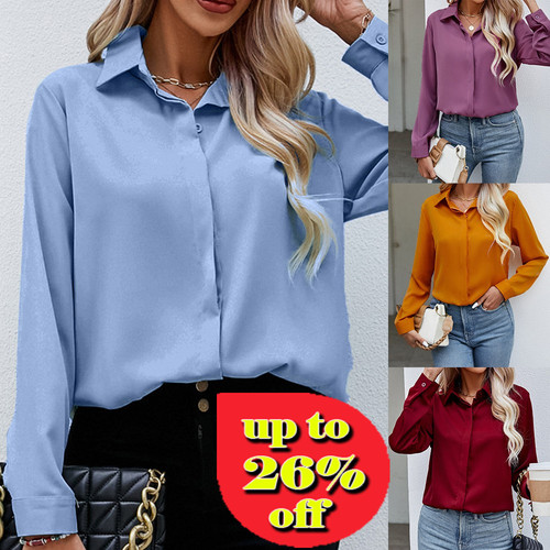 Loose fit long sleeve blouse - loose,