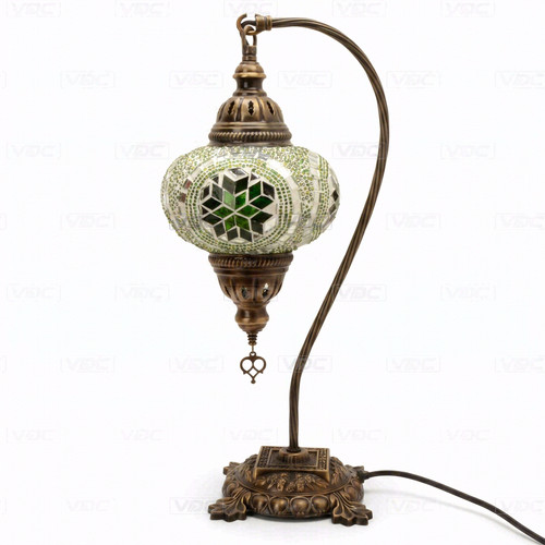 Green turkish mosaic table - mosaic,
