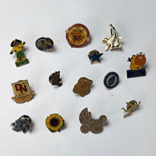 Enamel charity pin badges job - charity,