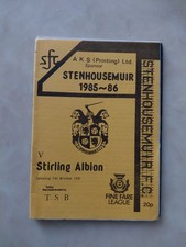 STENHOUSEMUIR V STIRLING