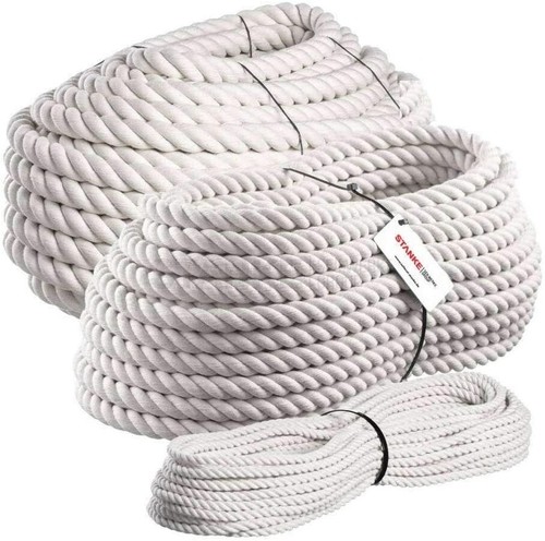 Cotton rope sash cord white - cotton,