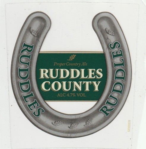 Beer bottle label ruddles - bottle,