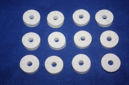 White cymbal felts - ~, 35mm