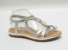 WOMENS FLAT DIAMANTE SANDAL