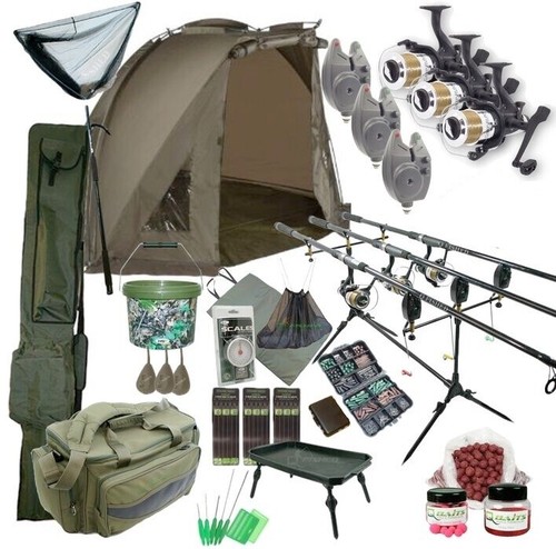 Rod carp set with shelter - set,