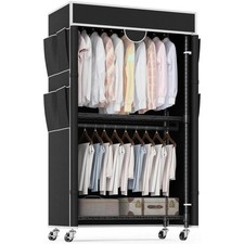Heavy duty double clothes rail - heavy,