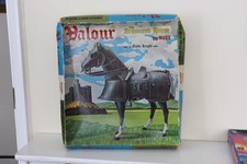 Marx Toys Vintage 1960s Valour The Armoured Horse with original box Knight