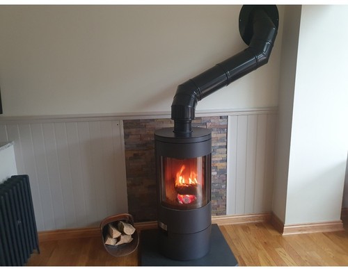 5kw multifuel log - burner, sat