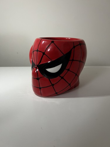 Spider man head ceramic - spider, mug