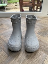 Croc Wellies - Grey - Size C12