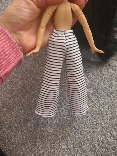 Blythe doll striped trousers