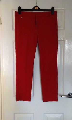 Women trousers red smart - women's, red/smart