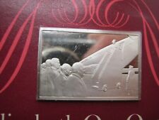 London 1976 Sterling Silver Ingot Bullion Bar Queen Elizabeth Jubilee - RETURNS