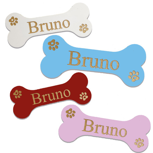 Personalised dog name plaque - dog,