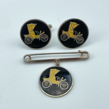 VINTAGE Enamel Automobile