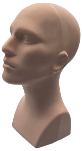 Tall male mannequin head - male,