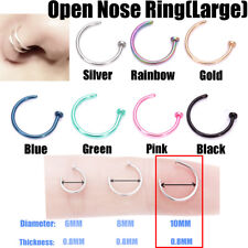 Surgical Steel Helix Tragus Daith Stud Ring Nose Ring Stud Belly Bar Piercing