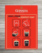 Retro Guinness Perfect Pint