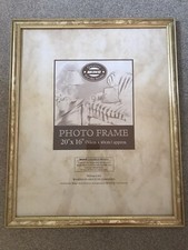 Wilko Gold Photo frame 20 Inches X 16 Inches - Collection Only