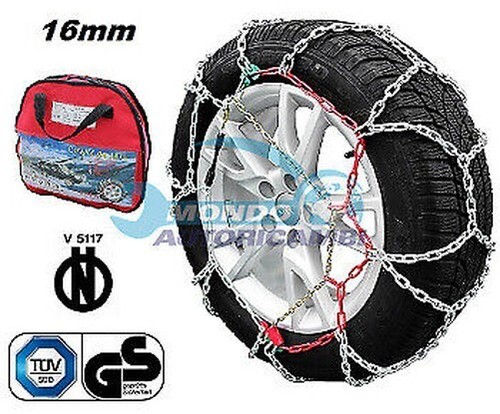 Snow chains 4x4 - chains, 16mm