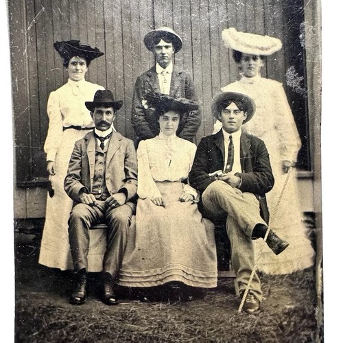 Antique tintype armed - antique,