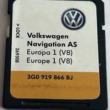 VOLKSWAGEN MIB2 SATELLITE NAVIGATION SAT NAV SD CARD EUROPE MAPS V8 3G0919866BJ