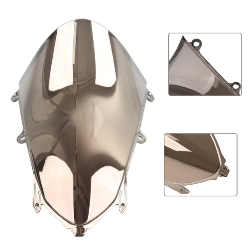 Silver motorcycle windshield - silver,