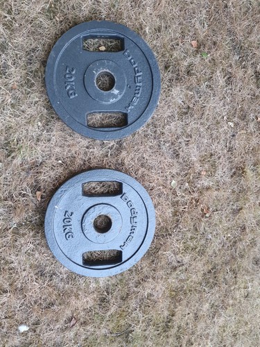 20kg weight plates for - 2x, 2"