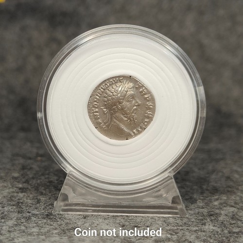 Coin capsule display case with - case,