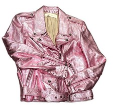 Alyson Eastman Moto Jacket in Rose Quartz