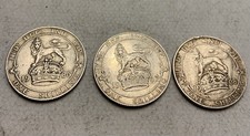 3x Edward VII Shillings