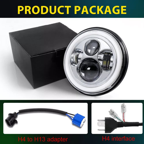 Led motorcycle headlight - led, 7