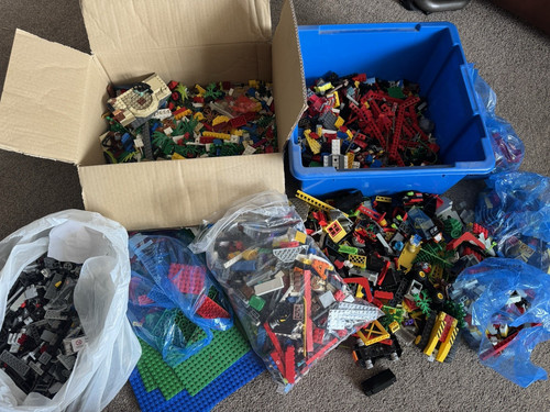 5kg lego mixed parts - parts, bulk