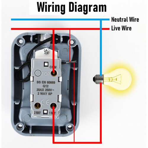 Outdoor light switch 20a - outdoor,