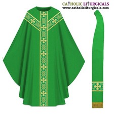New GREEN Gothic Chasuble &