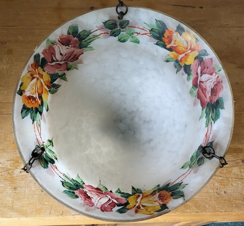 Large vintage coloured glass - large,