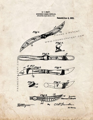 Reenforced rubber propeller - reenforced,
