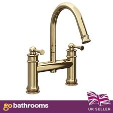 Gold Bath Filler Tap Bathroom