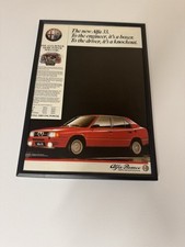 Framed Original Alfa Romeo 33 1.5 Green Cloverleaf Red Magazine Advert Man Cave