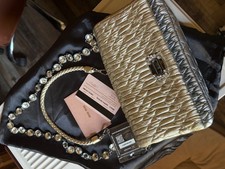 luxury MiuMiu Gold and silver