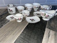 JOB LOT WEDGWOOD HATHAWAY ROSE TRINKETS BOWLS GRAVY SUGAR ETC. KNOCK DOWN PRICE