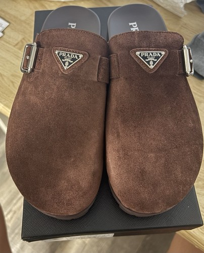 Prada men brown - men's, slide