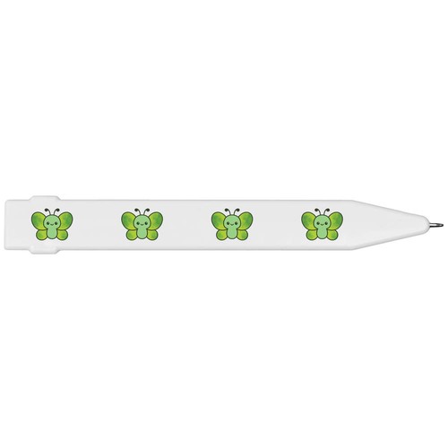 Cute green butterfly flat - 'cute,