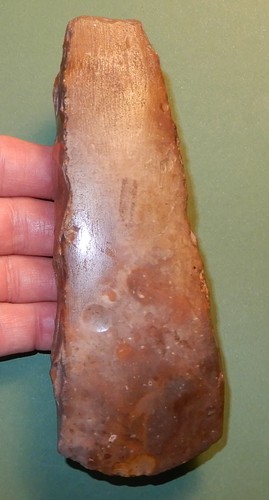 Polished thick butted axe - thick-butted, a-