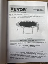 VEVOR Replacement Trampoline dimension is 14ft x14ft
