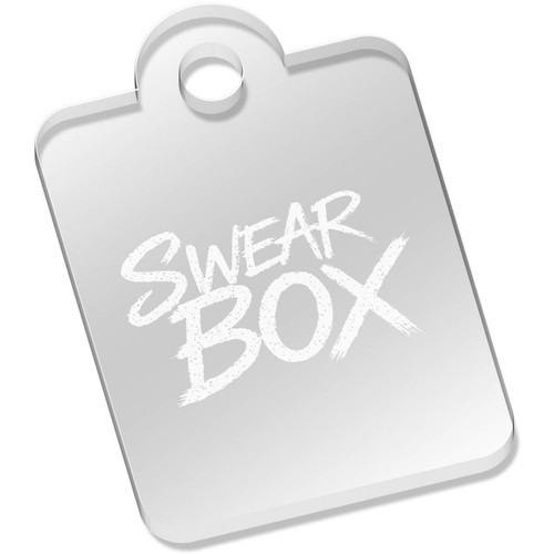 Swear box acrylic keyring - box', /